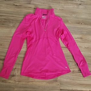 Pink athletic pullover, new without tags